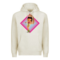 Oatmeal Heather betty boop Premium Hoodie - artisFamous