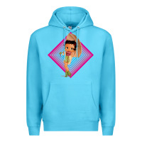 Ocean Blue betty boop Premium Hoodie - artisFamous