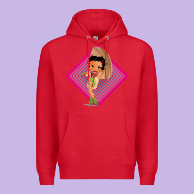 Betty Boop Premium Hoodie Designed By Artisfamous