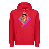 Red betty boop Premium Hoodie - artisFamous