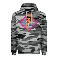 Slate Camo betty boop Premium Hoodie - artisFamous