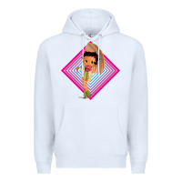 White betty boop Premium Hoodie - artisFamous