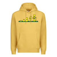 Antique Gold evolution of lego Premium Hoodie - artisFamous