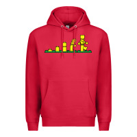 Cardinal evolution of lego Premium Hoodie - artisFamous