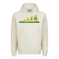 Oatmeal Heather evolution of lego Premium Hoodie - artisFamous