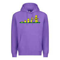 Purple evolution of lego Premium Hoodie - artisFamous