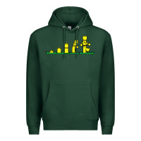 Sports Green evolution of lego Premium Hoodie - artisFamous