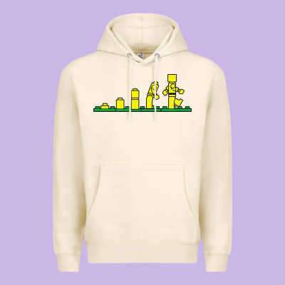 Evolution Of Lego Premium Hoodie Designed By Artisfamous