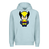 Blue Mist wolverine Premium Hoodie - artisFamous
