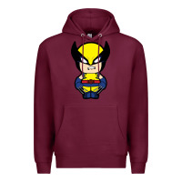 Burgundy wolverine Premium Hoodie - artisFamous