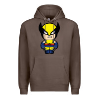 Coffee wolverine Premium Hoodie - artisFamous