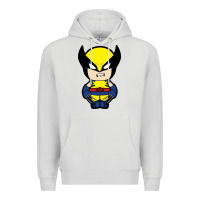 Dove Grey wolverine Premium Hoodie - artisFamous