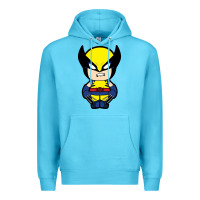 Ocean Blue wolverine Premium Hoodie - artisFamous