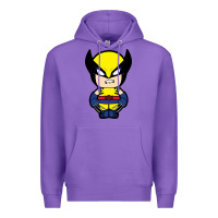 Purple wolverine Premium Hoodie - artisFamous