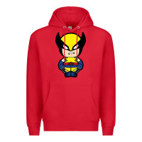 Red wolverine Premium Hoodie - artisFamous