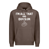 Coffee all that and dim sum dumplings dim sum gift Premium Hoodie - artisFamous