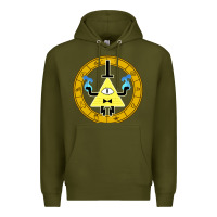 Army Green always watching  alternate  gravity falls Premium Hoodie - artisFamous