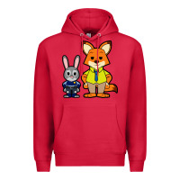 Cardinal zootopia duo chibi Premium Hoodie - artisFamous