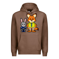 Chestnut zootopia duo chibi Premium Hoodie - artisFamous