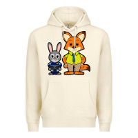 Sandshell zootopia duo chibi Premium Hoodie - artisFamous