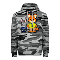 Slate Camo zootopia duo chibi Premium Hoodie - artisFamous