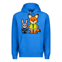 True Royal zootopia duo chibi Premium Hoodie - artisFamous