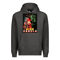Charcoal Heather canelo boxing Premium Hoodie - artisFamous