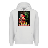 Dove Grey canelo boxing Premium Hoodie - artisFamous