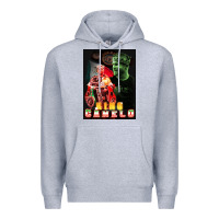 Heather Grey canelo boxing Premium Hoodie - artisFamous
