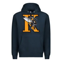Navy kalamazoo college Premium Hoodie - artisFamous