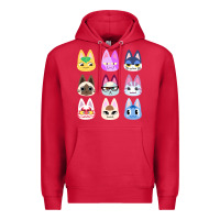 Cardinal animal crossing cute cats animal crossing new horizons Premium Hoodie - artisFamous