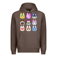Coffee animal crossing cute cats animal crossing new horizons Premium Hoodie - artisFamous