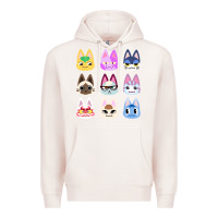 Pale Pink animal crossing cute cats animal crossing new horizons Premium Hoodie - artisFamous