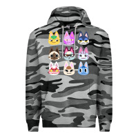 Slate Camo animal crossing cute cats animal crossing new horizons Premium Hoodie - artisFamous