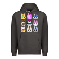 Smoke animal crossing cute cats animal crossing new horizons Premium Hoodie - artisFamous