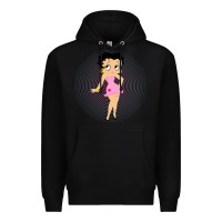 Black betty boop Premium Hoodie - artisFamous