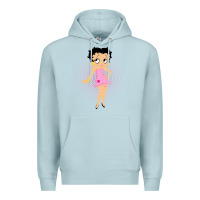 Blue Mist betty boop Premium Hoodie - artisFamous
