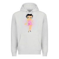 Dove Grey betty boop Premium Hoodie - artisFamous