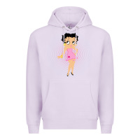 Lilac betty boop Premium Hoodie - artisFamous