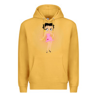 Mustard betty boop Premium Hoodie - artisFamous