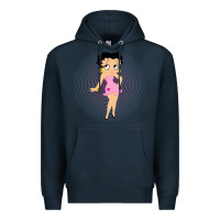 Navy betty boop Premium Hoodie - artisFamous