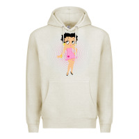 Oatmeal Heather betty boop Premium Hoodie - artisFamous