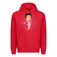 Red betty boop Premium Hoodie - artisFamous