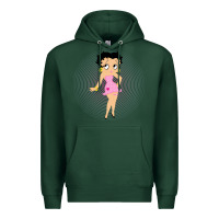 Sports Green betty boop Premium Hoodie - artisFamous