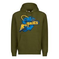 Army Green lakeland university muskies Premium Hoodie - artisFamous