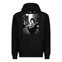 Black linda evangelista fashion model Premium Hoodie - artisFamous