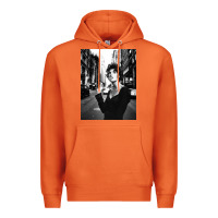 Carrot linda evangelista fashion model Premium Hoodie - artisFamous