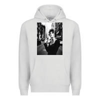 Dove Grey linda evangelista fashion model Premium Hoodie - artisFamous