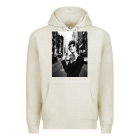 Oatmeal Heather linda evangelista fashion model Premium Hoodie - artisFamous