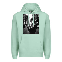 Seafoam linda evangelista fashion model Premium Hoodie - artisFamous
